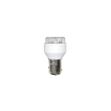 FOCO LED 1157 12V 12 LEDS   BLANCO BLISTER (2 PIEZPaquete:1.00