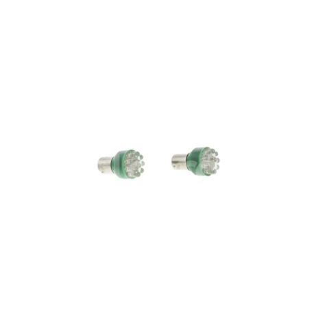 FOCO LED 1156 (1141) 12V 12 LEDS   VERDE BLISTER (Paquete:1.00