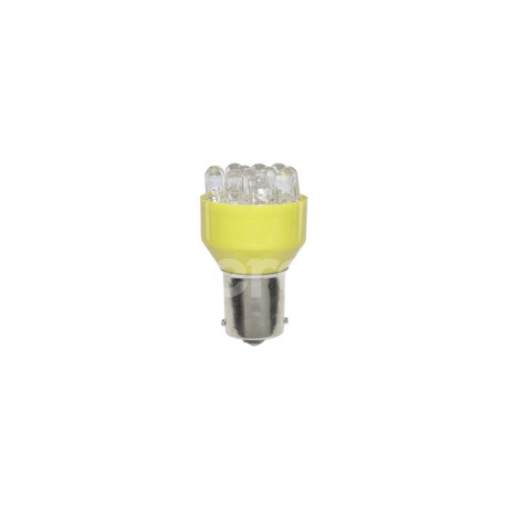 FOCO LED 1156 (1141) 12V 12 LEDS   AMARILLO BLISTEPaquete:1.00