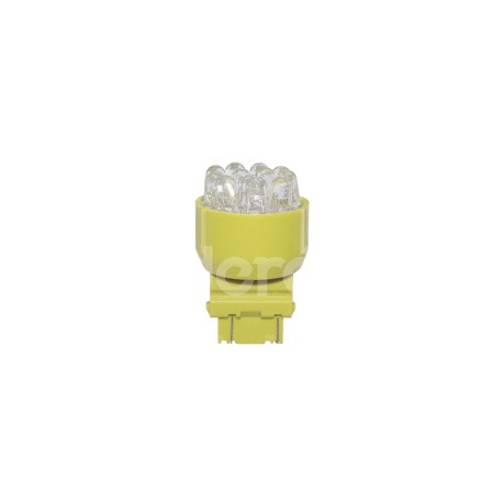 FOCO LED 3157 12V 12 LEDS   AMARILLO BLISTER (2 PIPaquete:1.00