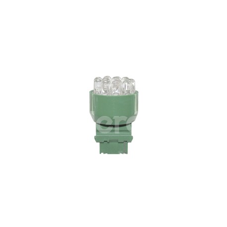 FOCO LED 3156 12V 12 LEDS   VERDE BLISTER (2 PIEZAPaquete:1.00