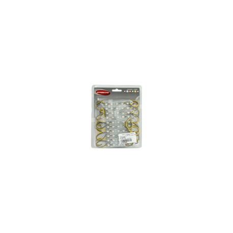 TABLILLA LED 90X14mm 5 LED PIRANHA AMBAR EN-MDL-00Paquete:1.00