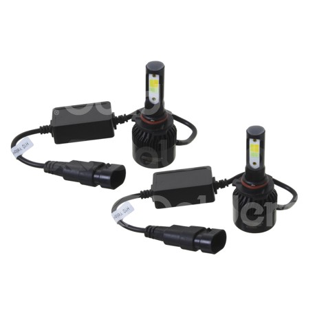 FOCO LED C6 3 COLORES COB H10 KIT (2 PIEZAS) 30W 6Paquete:1.00