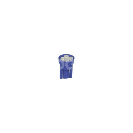FOCO LED 158 T10-4SMD 3528SMD 12V AZUL (2 PIEZAS)Paquete:1.00