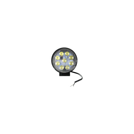 FARO DE LED REDONDO 9LED 60W 10-30V 27W 128x110x55Paquete:1.00