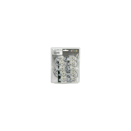 TABLILLA LED 35X35mm 4LED PIRANHA BLANCO EN-MDL-01Paquete:1.00