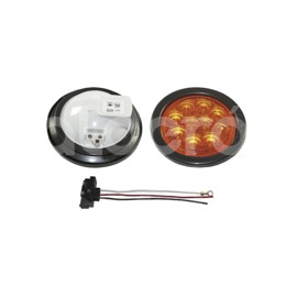 PLAFON SELLADO 4" AMBAR 10 LEDS RAFAGA 8028APaquete:1.00
