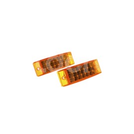PLAFON LATERAL RECTANGULAR 21LED AMBAR H/L JUEGO (Paquete:1.00