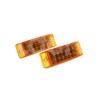 PLAFON LATERAL RECTANGULAR 21LED AMBAR H/L JUEGO (Paquete:1.00