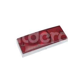 PLAFON LED LATERAL CON BASE FIJO CROMADO ROJO  101Paquete:1.00