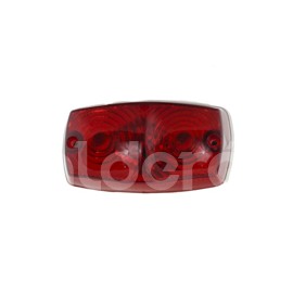 PLAFON DOBLE BURBUJA ROJO  P-602-RPaquete:1.00