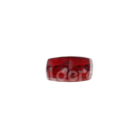 PLAFON DOBLE BURBUJA ROJO  P-602-RPaquete:1.00