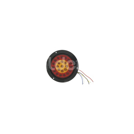 PLAFON SELLADO 4" 24LEDS 5 CABLES,4 FUNCIONES AMBAPaquete:1.00