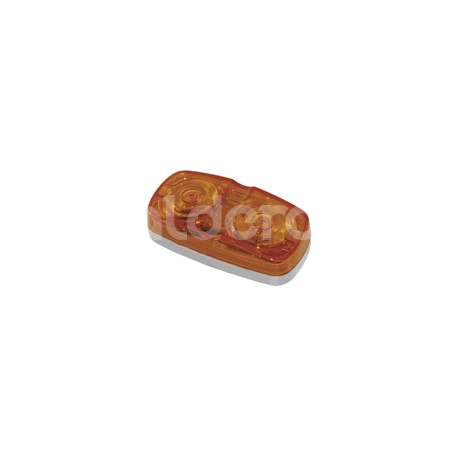 PLAFON DOBLE OPTICA FOCO PELLIZCO AMBAR 2222APaquete:1.00