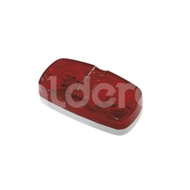 PLAFON DOBLE OPTICA FOCO PELLIZCO ROJO 2222RPaquete:1.00