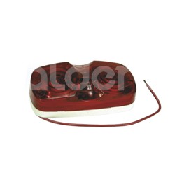 PLAFON DOBLE OPTICA  ROJOPaquete:1.00