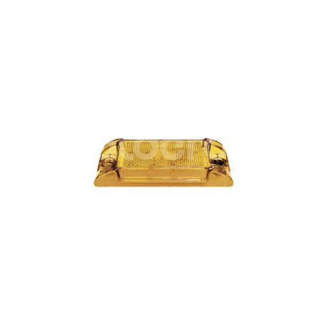 PLAFON RECTANGULAR LATERAL 5 LED AMBAR 8025APaquete:1.00