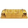 PLAFON RECTANGULAR LATERAL 5 LED AMBAR 8025APaquete:1.00