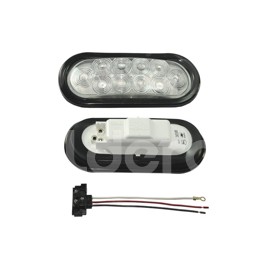PLAFON OVAL DESTELLO 10 LED AMBAR CON GROMMENT CRIPaquete:1.00