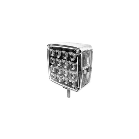 DIRECCIONAL CUADRADO 1 TORNILLO 34 LED SIN MOVIMIEPaquete:1.00