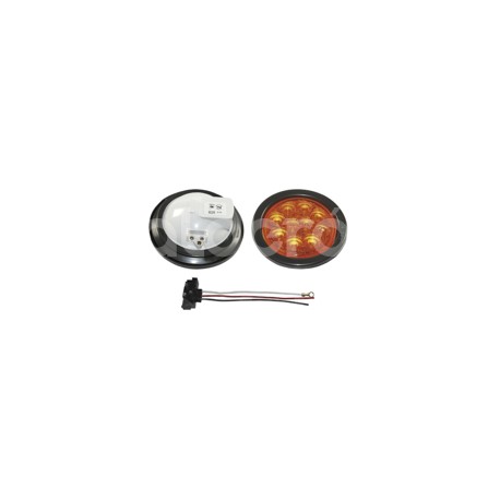 PLAFON SELLADO 4" AMBAR 10 LEDS GIRATORIO 8026APaquete:1.00