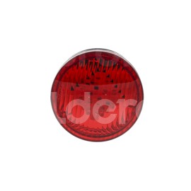 PLAFON LED CON 3 TORNILLOS FIJO CROMADO ROJO  941-Paquete:1.00