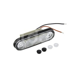 PLAFON LATERAL RECTANGULAR 3LED AMBAR 12V 95951000Paquete:1.00