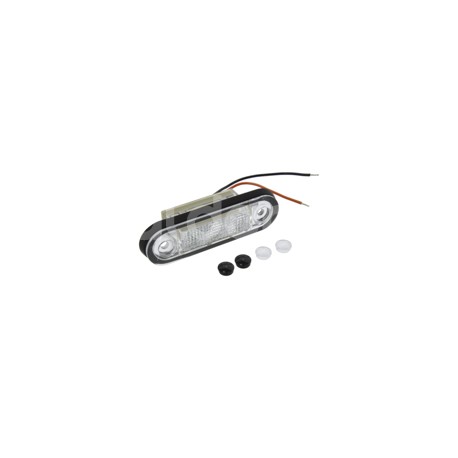 PLAFON LATERAL RECTANGULAR 3LED AMBAR 12V 95951000Paquete:1.00