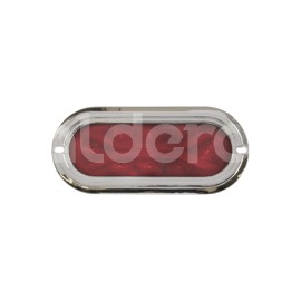 PLAFON SELLADO OVAL 8LEDS 5 CABLES,4 FUNCIONES ROJPaquete:1.00