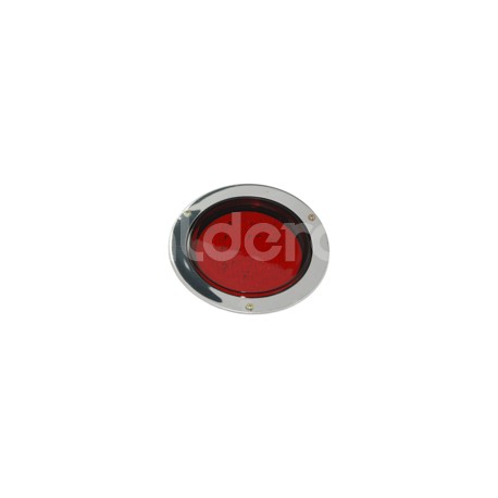 PLAFON 4" 44 LED ROJO FLECHA MOVIMIENTO CROMO EN-PPaquete:1.00