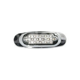 PLAFON LATERAL 15 LED BLANCO CROMO  JUEGO DE 2 PIEPaquete:1.00