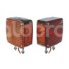 DIRECCIONAL CUADRADO 2 TORNILLOS FOCO CROMADA 2322Paquete:1.00