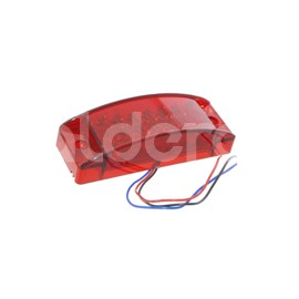 PLAFON LATERAL RECTANGULAR 21LEDS ROJO ALTA -HIGHPaquete:1.00