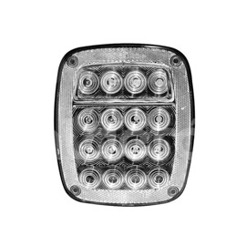 PLAFON STOP Y DIRECCIONAL16 LEDS FIJOS MICA CRISTAPaquete:1.00
