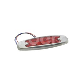 PLAFON LATERAL OVAL 12 LEDS ROJO  ALTA -HIGH (H) YPaquete:1.00