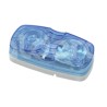 PLAFON DOBLE OPTICA 10 LEDS AZULPaquete:1.00