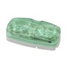 PLAFON DOBLE OPTICA 10 LEDS VERDEPaquete:1.00