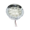 PLAFON CROMADO 4" AMBAR 10 LED GIRATORIO CRISTALPaquete:1.00