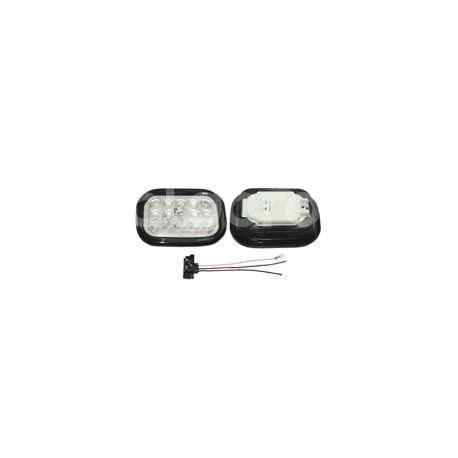 PLAFON RECTANGULAR 15" LED AMBAR MOVIMIENTO CRISTAPaquete:1.00