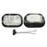 PLAFON RECTANGULAR 15" LED AMBAR MOVIMIENTO CRISTAPaquete:1.00