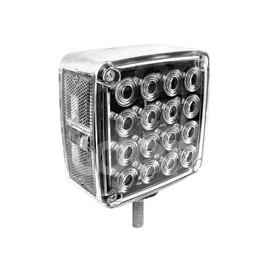 DIRECCIONAL CUADRADO 1 TORNILLO 34 LED SIN MOVIMIEPaquete:1.00