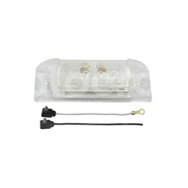 PLAFON RECTANGULAR LATERAL 4 LED AMBAR CRISTAL 902Paquete:1.00