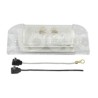 PLAFON RECTANGULAR LATERAL 4 LED AMBAR CRISTAL 902Paquete:1.00