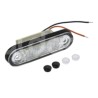 PLAFON LATERAL RECTANGULAR 3LED AMBAR 12V 95951000Paquete:1.00