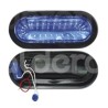 PLAFON SELLADO OVAL 30 LED AZUL 6.5" FIJO 12V TK-TPaquete:1.00
