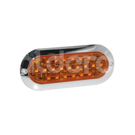 PLAFON OVALADO EXTRA PLANO AMBAR 21LED ALTA/BAJA PPaquete:1.00