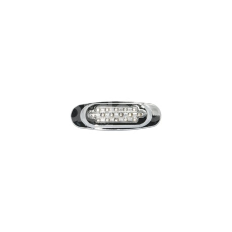 PLAFON LATERAL 15 LED ROJO CROMO EN-PL015C-RPaquete:1.00