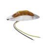 PLAFON LATERAL OVAL 6 LEDS AMBAR CROMADO 2PZAS EN-Paquete:1.00