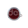 PLAFÓN SELLADO REDONDO PLANO 4" ROJO 12 LEDS FUNCIPaquete:1.00
