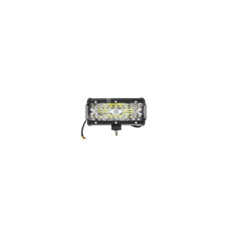 BARRA LED 40 LEDS 2 FILAS 12-30V CON STROBO 168x78Paquete:1.00